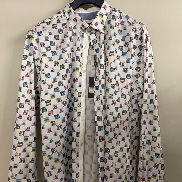 Patterned Man Shirt - Picture 1 of 3